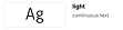 TertiaryContinuousLightText
